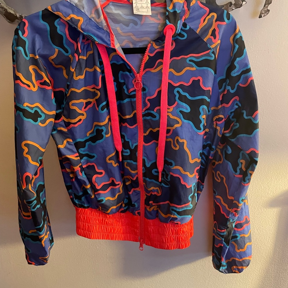 Stella McCartney Adidas colorful jacket.